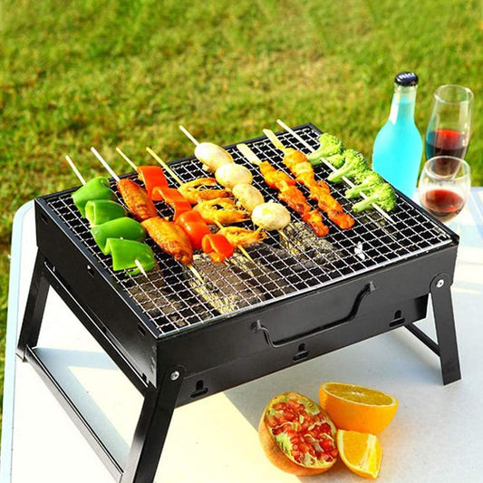 Barbecue Charcoal Grill Portable Folding BBQ Grill Barbecue Small Barbecue Grill,Outdoor Grill Tools for Camping Hiking Picnics Traveling