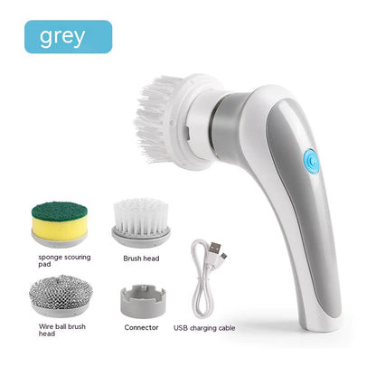 Electric Multifunctional Plastic Cleansing Brush Household Kitchen